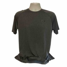 Under Armour Men&#39;s THE TECH TEE LE Short-Sleeve T-Shirt - Charcoal Grey Medium - £11.26 GBP