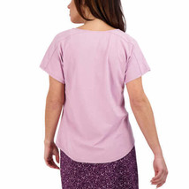 Tranquility by Colorado Clothing Womens V-neck Top Size X-Large Color Lilac - £16.70 GBP