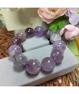  Natural Purple Lavender Amethyst Quartz Beads Bracelet SL107 - $204.59