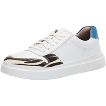 Cole Haan Women&#39;s Grandpro Rally Court Sneaker W21916 White/Zebra/Blue Size 7.5M - £73.06 GBP