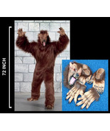 PROFESSIONAL WEREWOLF COSTUME ADULT wolf plush fur suit WERE WOLF DRESSU... - $116.92 CAD