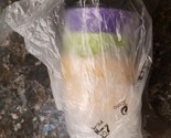 Tupperware Snack Cups 4oz White Orange Green Purple w/Black Lids Set of ... - $39.95