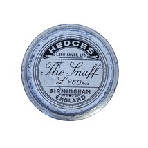 Vintage Hedges The Snuff L260 Tin Birmingham England - $22.43