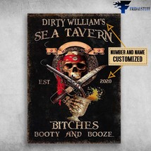 Pirate king pirate skull sea tavern bitches booty and booze thumb200