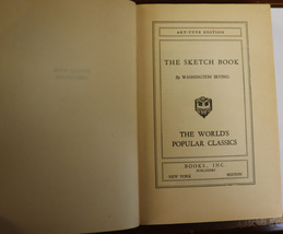 The Sketch Book  art type edition by Washington Irving Books Inc 1950s - £13.66 GBP