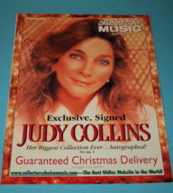 Collector&#39;s Choice Music Catalog Christmas 2002 ~ Judy Collins  Used - £5.48 GBP