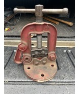 Vintage Antique Erie? Tool Works Pipe Vise Clamp No. 01-H Tested Working - $1,223.09 MXN