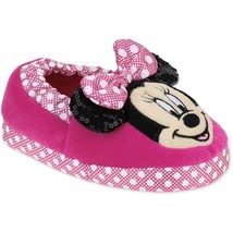 Disney Collection Girls Toddler Pink Minnie Mouse Slippers Size 9/10 11/... - £11.21 GBP