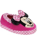 Disney Collection Girls Toddler Pink Minnie Mouse Slippers Size 9/10 11/... - £11.14 GBP