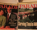 Parade Newspaper Magazine Lot of 2 August &amp; October 1995 Vintage Bob Dole - £6.36 GBP