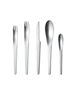 Arne Jacobsen by Georg Jensen Stainless Steel Place Setting 5 Piece - New - £68.81 GBP