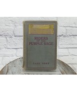 1912 H-A Riders of the Purple Sage Zane Grey Grosset and Dunlap illustra... - £19.02 GBP