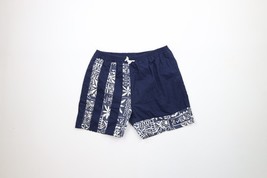 Vintage 90s Streetwear Mens Large Faded Luau Hawaiian Beach Lined Shorts... - £29.62 GBP