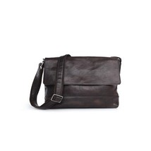 LANSPACE men&#39;s leather messenger bag cross body bag new design shoulder bags Lea - £176.38 GBP