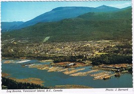 Postcard Log Booms Vancouver Island British Columbia BC - £3.09 GBP