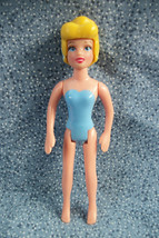 Disney Polly Pocket Princess Cinderella Doll Figure 3 1/2&quot; - £1.51 GBP