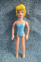 Disney Polly Pocket Princess Cinderella Doll Figure 3 1/2" - £1.50 GBP