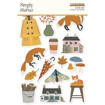 Simple Stories Sticker Book 12/Sheets-Acorn Lane AL21023 - £20.82 GBP