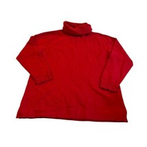 Kaschmir Peter Hahn Red Turtle Neck Sweater Size 14 Cashmere Silk Blend ... - £44.19 GBP
