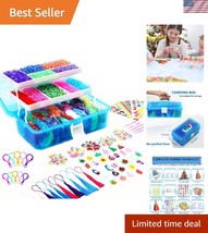 Creative Fun for Kids: 15000 Loom Rubber Bands with Colorful Accessories... - $39.00