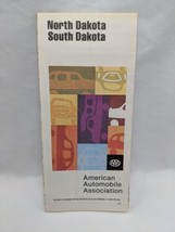 Vintage 1979 AAA North Dakota South Dakota Travel Map - £25.63 GBP
