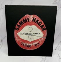 Sammy Hagar ORIGINAL 1983 Backstage Pass Civic Auditorium Omaha Nebraska - $14.45