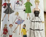 Simplicity 5785 Doll Clothes for 11.5&quot; Fashion Dolls Sewing Pattern - $13.09