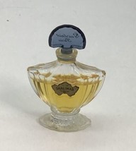 Vintage 80s SHALIMAR GUERLAIN Pure Parfum Extrait 1/4oz Bat Bottle - $88.83