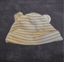 Carters Unisex Baby Stripe Bonnet with Ears Size New Born - $9.90