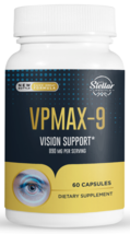 VPMAX-9, salud de los ojos y apoyo visual-60 Cápsulas - £31.60 GBP