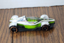 Hot Wheels 2011 Formula Street Chrome &amp; Green Race Car HW Track Stars Malaysia - £3.12 GBP