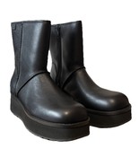 NEW WOMENS 10 BLACK UGG CITYFUNC MID LEATHER SIDE ZIP PLATFORM BOOTS 116... - €95,99 EUR