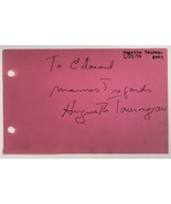 Huguette Tourangeau (d. 2018) Signed Autographed 4x6 Signature Page - Op... - $27.42 CAD