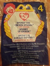 “Spunky The Cocker Spaniel” McDonalds 1999 ty Teenie Beanie Baby # 4 New... - $9.99