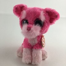 Ty Beanie Boos Cherry Puppy 6&quot; Plush Stuffed Toy Sparkle Eyes with TAGS ... - £23.32 GBP