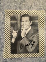 Original 4 X 6 Photograph Autographed By Milton Berle Authentic - $74.25