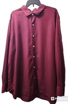 Bonobos  Mens Button-down Shirt 2XL Standard Fit Burgundy - $24.74