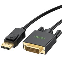 Displayport To Dvi Cable 6.6 Feet, Display Port (Dp) To Dvi-D Male To Male Cable - £12.70 GBP