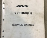 2008 Yamaha R6 R 6 YZFR6X C Moto Service Atelier Réparation Manuel OEM Worn - $34.84
