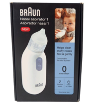 Braun Nasal Aspirator Quickly &amp; Gently Clear Stuffed Infant Nose Nasal A... - £30.78 GBP