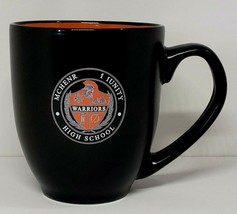 McHenry  High School Warriors 10 oz. Coffee Mug Cup Black Orange - £7.40 GBP