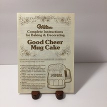 Wilton Complete Instructions Baking &amp; Decorating Good Cheer Mug Cake - £2.62 GBP