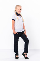 Pants (Girls) - School Uniform, Any season,  Nosi svoe 6214-080 (chornyl... - $21.77+