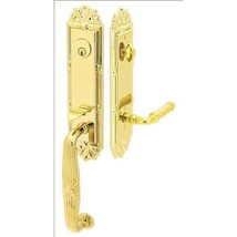Emtek Imperial Tubular Entry Handleset with Rope and Reed Lever - $345.00