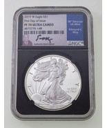 2019-W S$1 American Silver Eagle NGC PF70 Ultra Cameo Moy FDOI - $238.67 CAD
