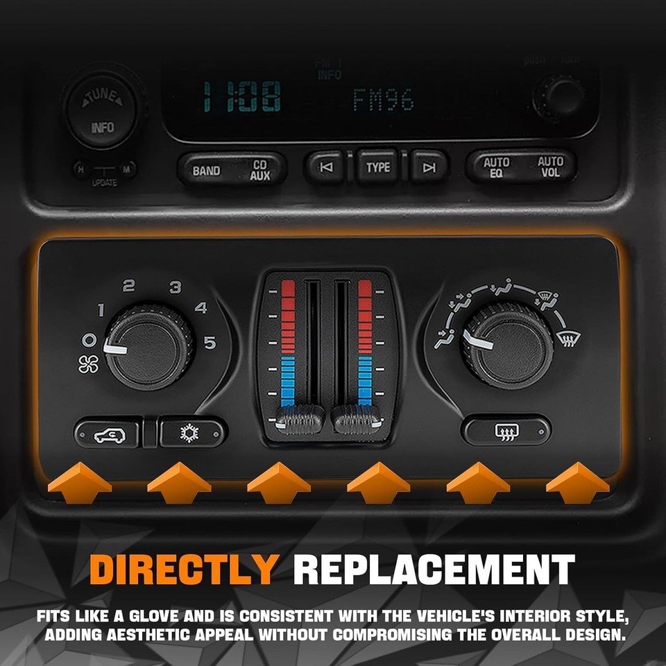 Climate Control Module 599-210xd Ac Control Panel Fits Chevy GMC Cadillac Buick Item image 6