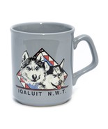 Vintage Iqaluit Nunavut North West Territories Coffee Mug Dog Husky Souv... - $11.85