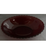 Anchor Hocking Royal Ruby Oval Vegetable Bowl 8 1/2&quot; - £13.77 GBP
