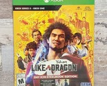 Brand New Yakuza Like a Dragon Day Ichi Steelbook Ed Microsoft Xbox Seri... - $9.89