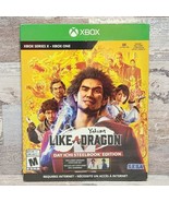 Brand New Yakuza Like a Dragon Day Ichi Steelbook Ed Microsoft Xbox Seri... - £7.73 GBP